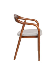 Helix Walnoot in Taupe-Grijs Stofbekleding